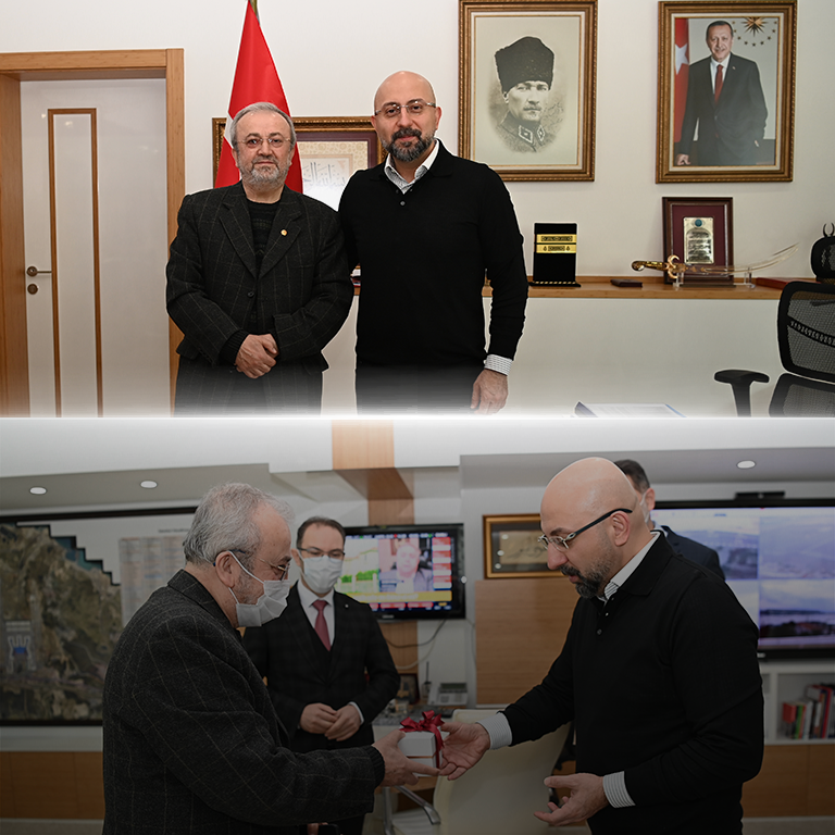 EMEKLİYE AYRILAN YÖNETİM KURULU BÜRO MÜDÜRÜ BURHAN TANRIKOL’DAN VEDA ZİYARETİ