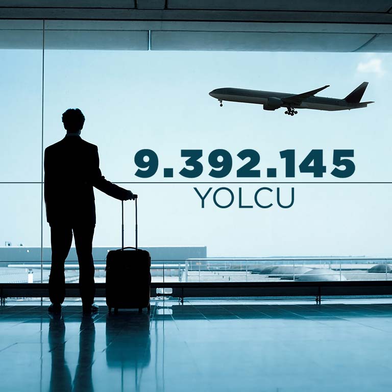 ŞUBAT AYINDA HAVA YOLUNU KULLANAN YOLCU SAYISI 9 MİLYONU AŞTI