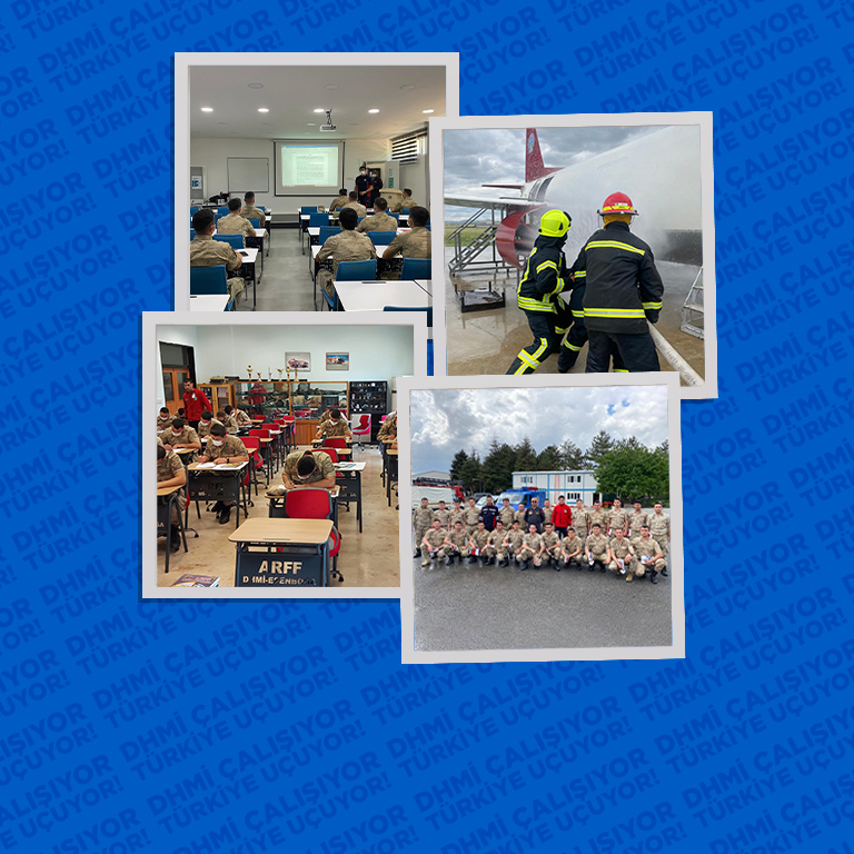 DHMİ’DEN JANDARMA HAVACILIK İTFAİYE PERSONELİNE EĞİTİM 