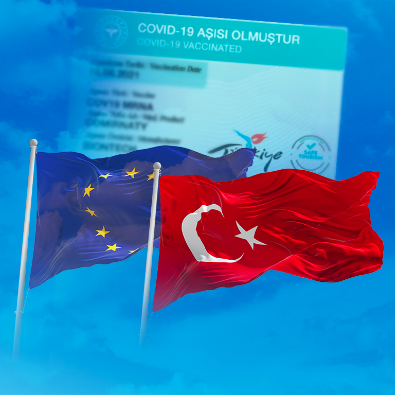 AVRUPA BİRLİĞİ, TÜRKİYE’NİN COVID-19 AŞI SERTİFİKASINI TANIDI 