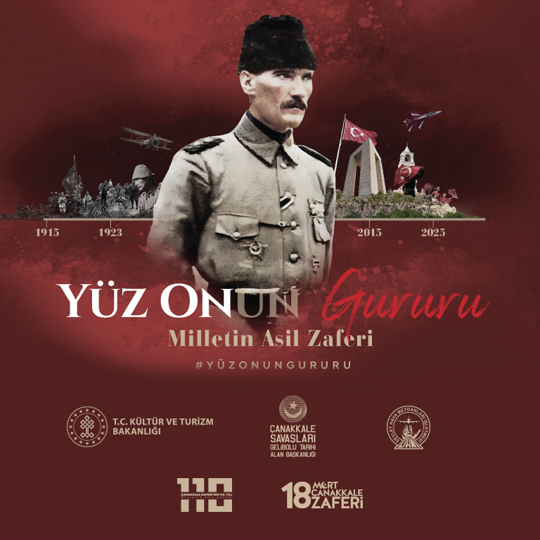 YK BAŞKANI VE GENEL MÜDÜRÜMÜZ ENES ÇAKMAK’IN 18 MART ÇANAKKALE ZAFERİ VE ŞEHİTLERİ ANMA GÜNÜ MESAJI