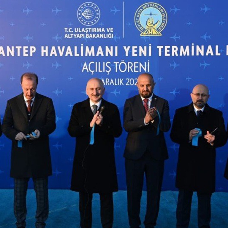 GAZİANTEP HAVALİMANI YENİ TERMİNAL BİNASI CUMHURBAŞKANIMIZ ERDOĞAN’IN TEŞRİFLERİYLE AÇILDI