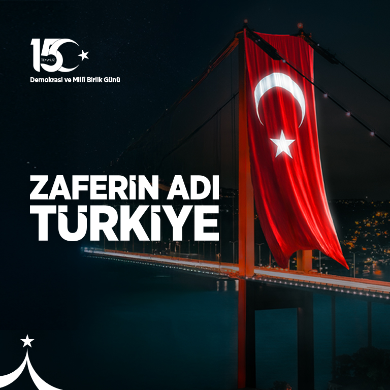 YÖNETİM KURULU BAŞKANI VE GENEL MÜDÜRÜMÜZ ENES ÇAKMAK’IN 15 TEMMUZ DEMOKRASİ VE MİLLÎ BİRLİK GÜNÜ MESAJI