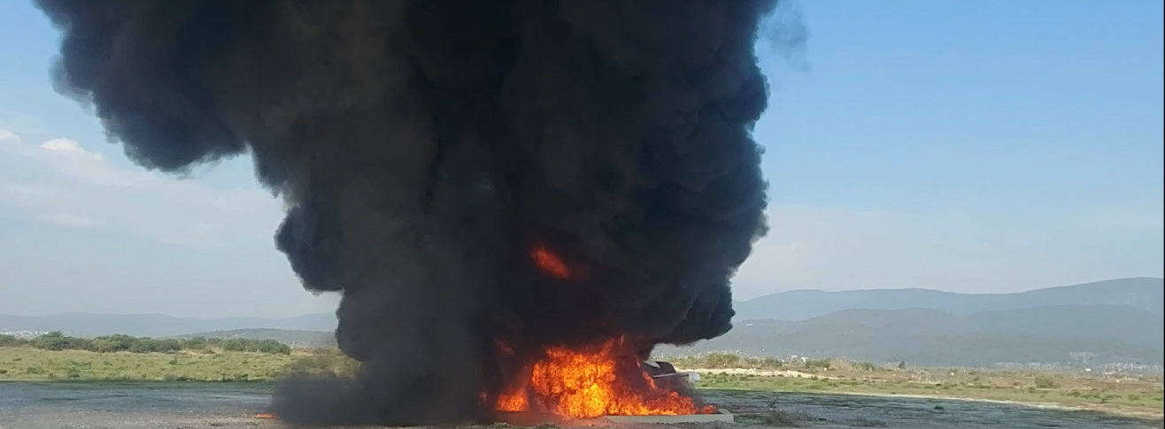Havalimanımızda Ateşli Yangın Tatbikatı Gerçekleştirildi