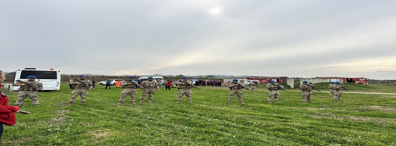DHMİ SİNOP HAVALİMANI MÜDÜRLÜĞÜ  2025 YILI ACİL DURUM PLANI  GENİŞ KATILIMLI UÇAK KAZA KIRIM TATBİKATI