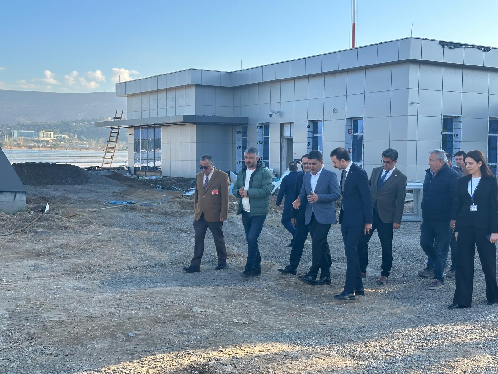 Ulaştırma ve Alt Yapı Bakan Yardımcısının Çanakkale Havalimanı Ziyareti