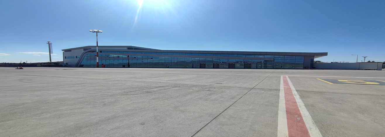 HAVALİMANIMIZ TERMİNAL BİNASI 1. ETAP İNŞAAT FAALİYETLERİ TAMAMLANARAK HİZMETE AÇILDI