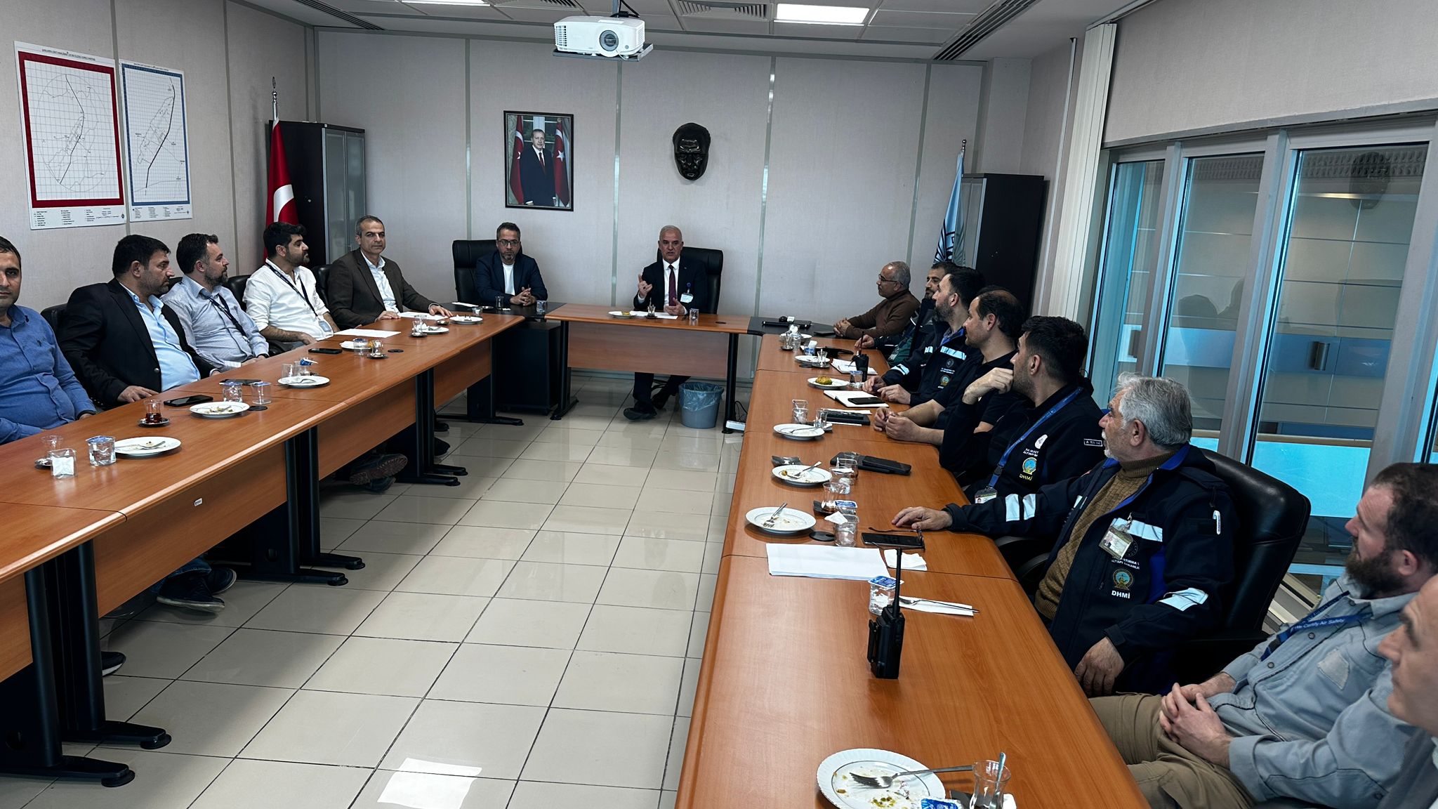 Havalimanımız Yöneticileriyle Koordinasyon Toplantısı Yapıldı