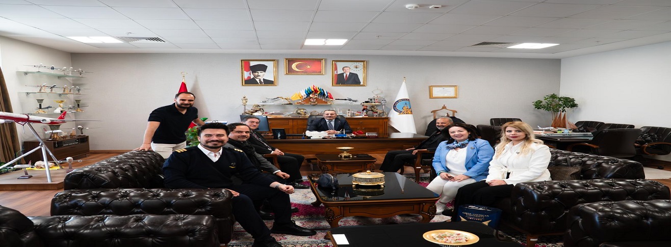 GİRNE AMERİKAN ÜNİVERSİTESİNDEN HAVALİMANIMIZA ZİYARET