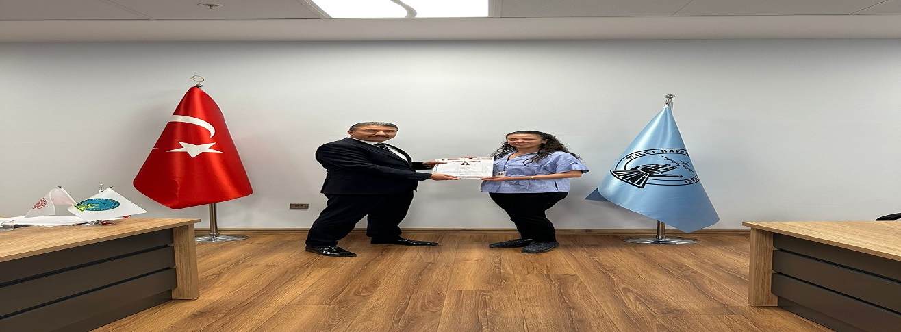 GAZİANTEP HAVALİMANI PERSONELLERİNE VALİLİK TARAFINDAN BAŞARI BELGESİ VERİLDİ