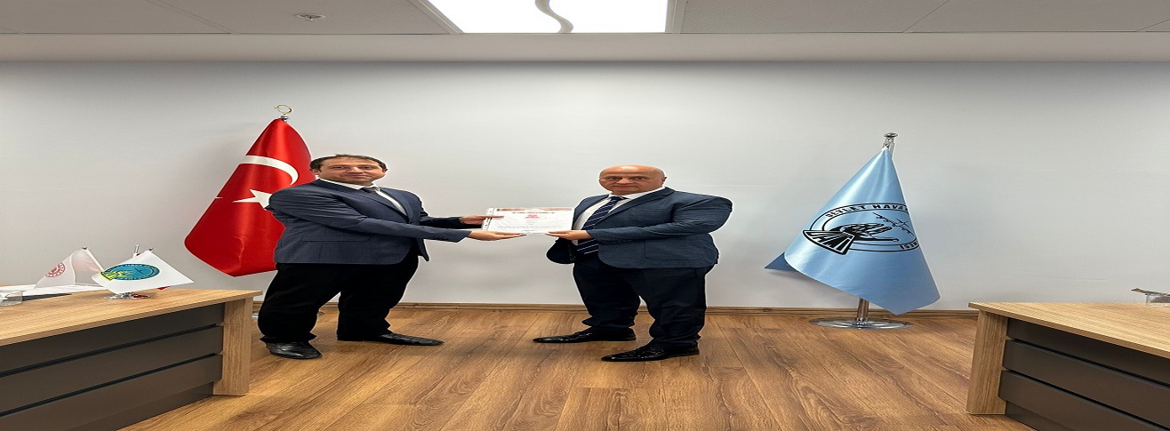GAZİANTEP HAVALİMANI PERSONELLERİNE VALİLİK TARAFINDAN BAŞARI BELGESİ VERİLDİ