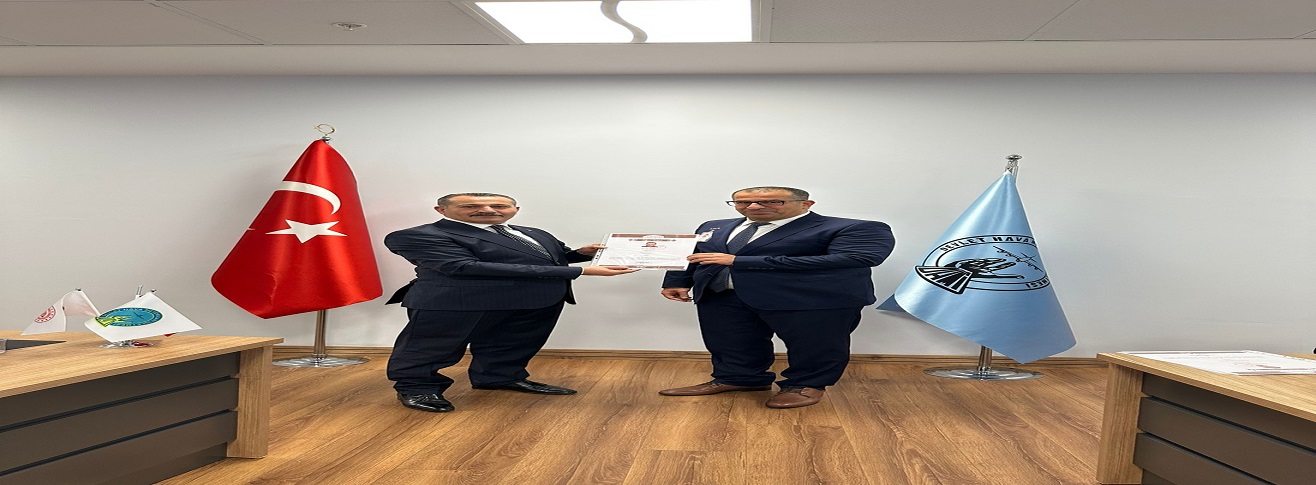 GAZİANTEP HAVALİMANI PERSONELLERİNE VALİLİK TARAFINDAN BAŞARI BELGESİ VERİLDİ