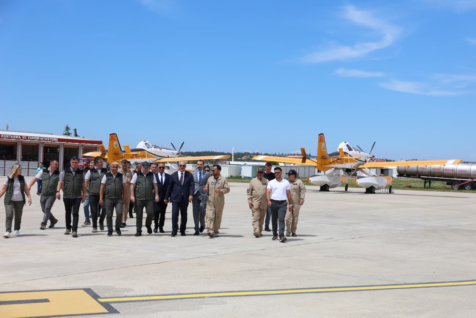 Çanakkale Valimizin Havalimanı Ziyareti 