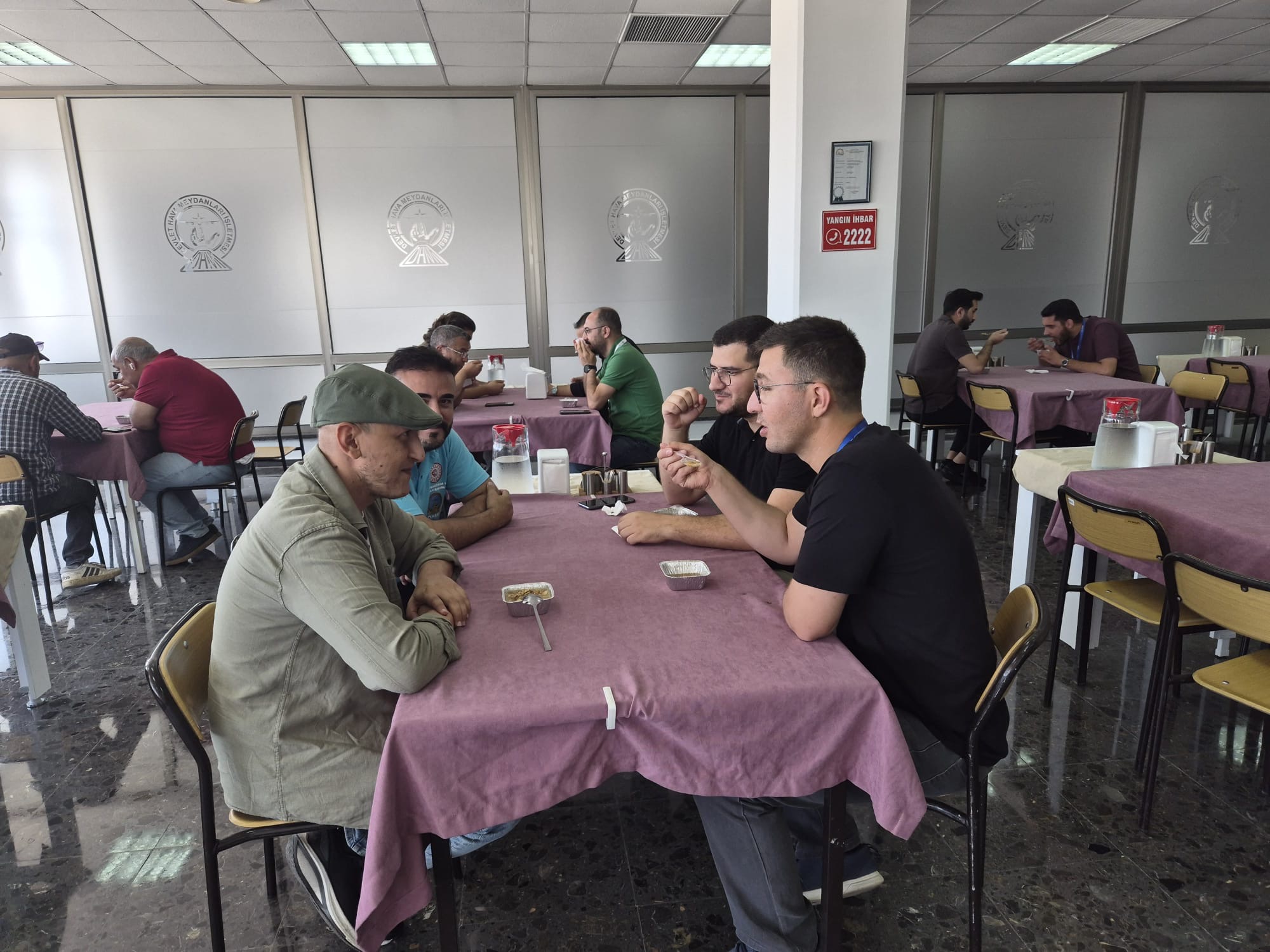 ISPARTA SÜLEYMAN DEMİREL HAVALİMANI’NDA AŞURE İKRAMI
