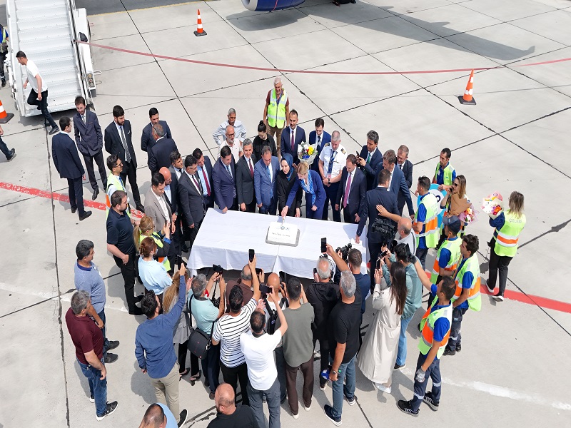HAVALİMANIMIZDA BAKÜ SEFERLERİ BAŞLADI