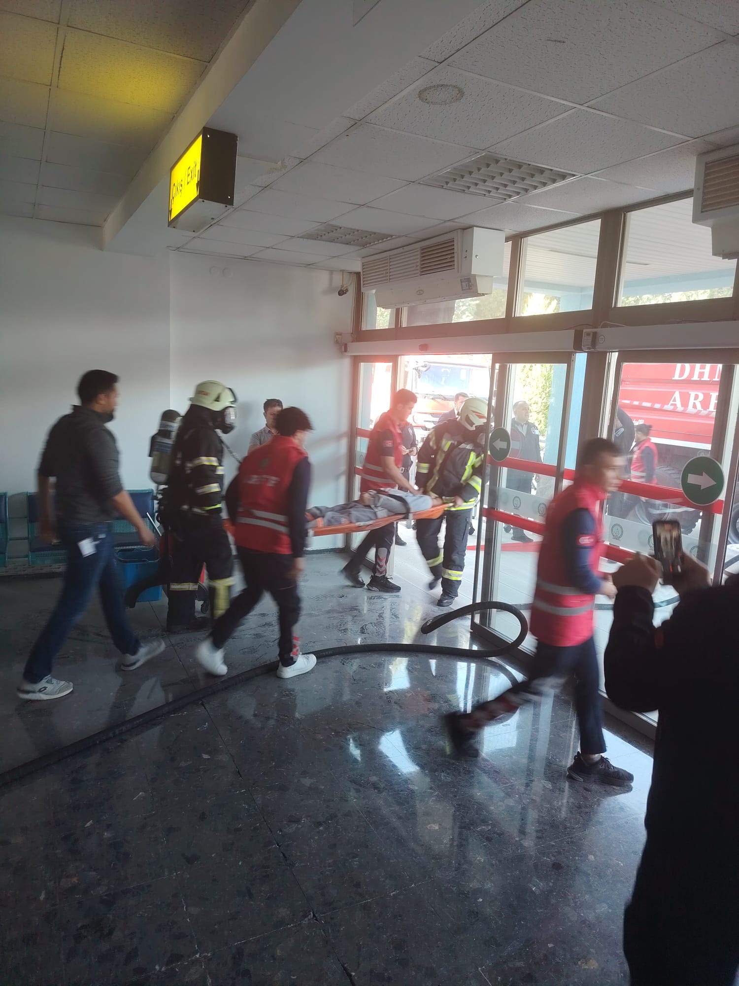 Havalimanımızda Kurum ve Kuruluşlarla Birlikte Acil Durum Tatbikatı Gerçekleştirildi