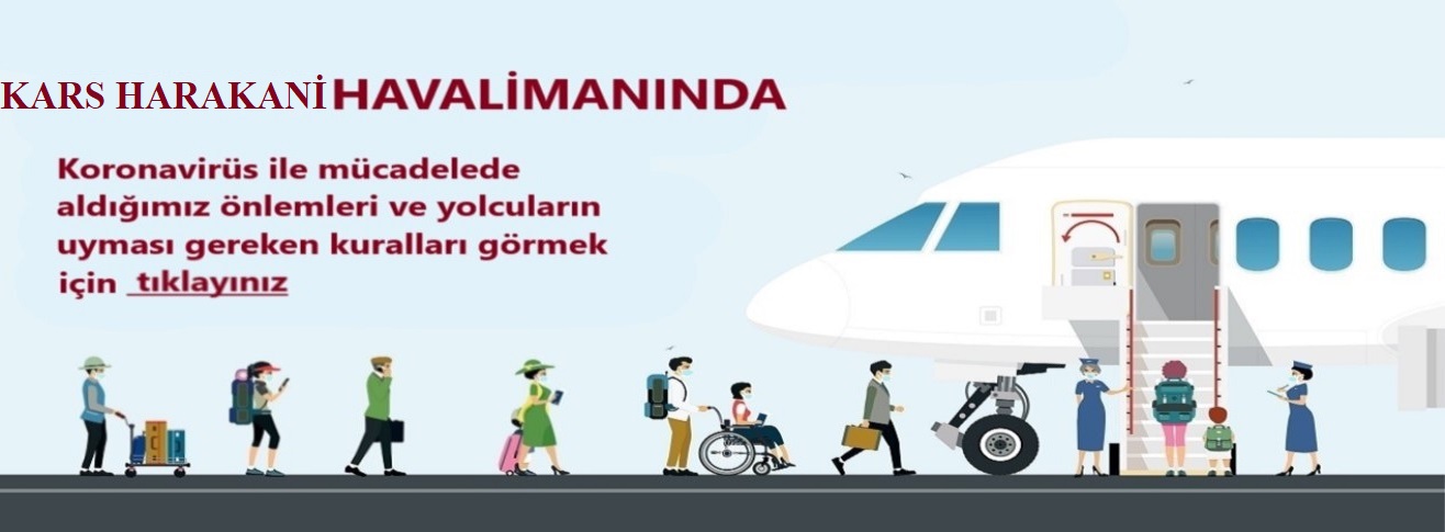 COVİD-19 PANDEMİSİ İLE MÜCADELE KAPSAMINDA HAVALİMANIMIZDA YAPILAN ÇALIŞMALAR