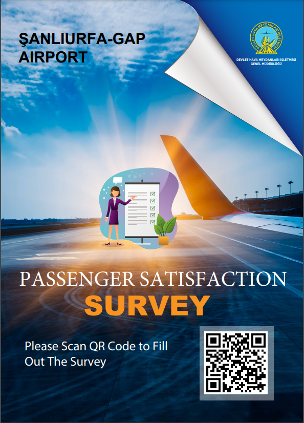  Şanlıurfa GAP Havalimanı Yolcu ve Paydaş Memnuniyet Anketi
