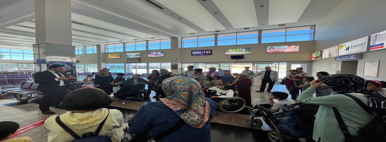 ENGELLİ ÇOCUKLARIMIZ MALATYA HAVALİMANI'NI ZİYARET ETTİ