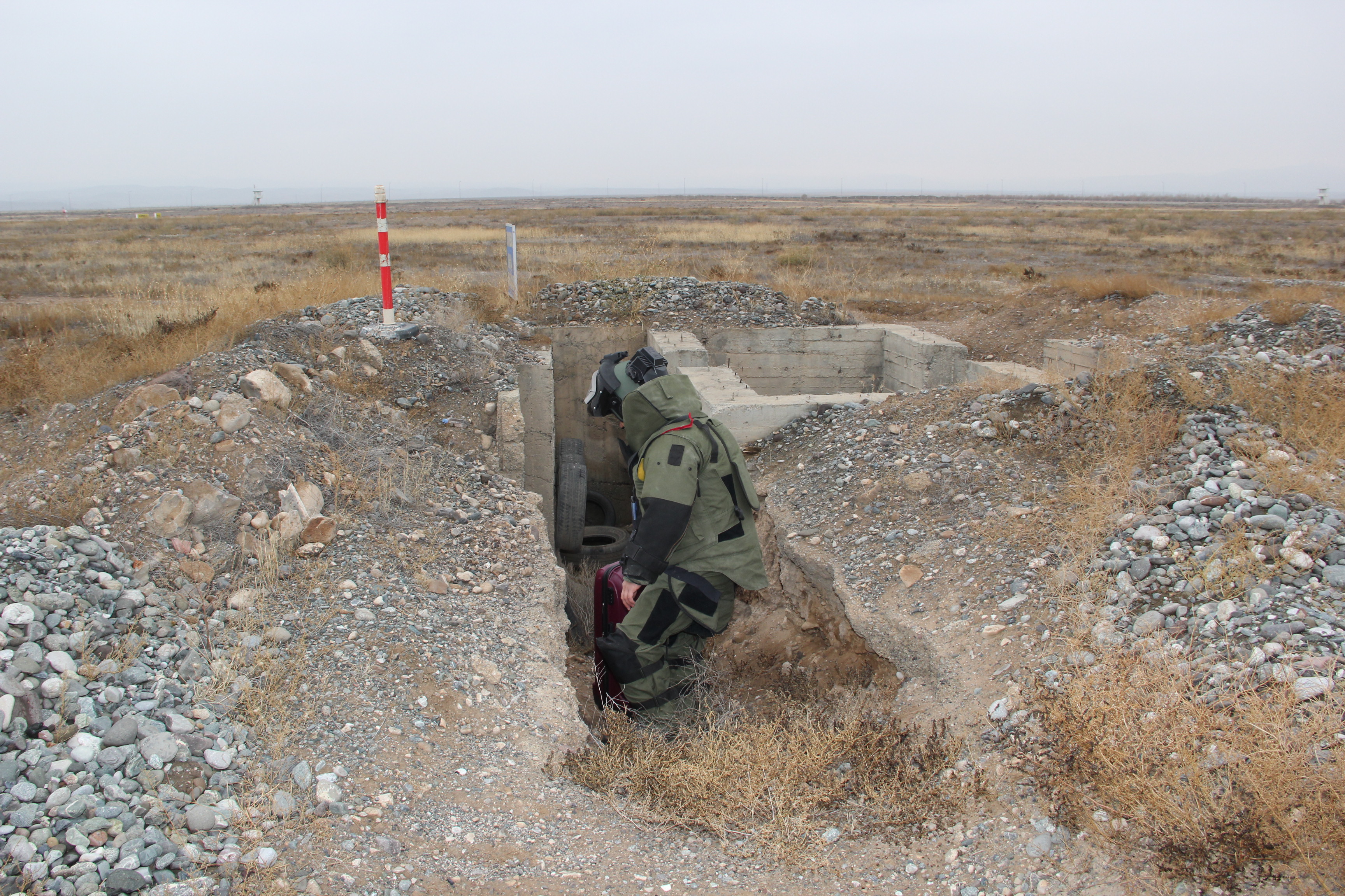 HAVALİMANIMIZDA BOMBA İHBAR TATBİKATI DÜZENLENDİ