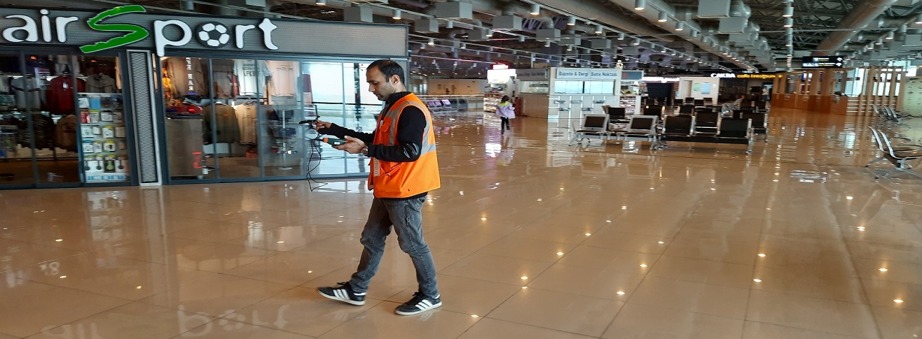 Trabzon Havalimanı Başmüdürlüğünde iş sağlığı ve iş güvenliği kapsamında ortam ölçümleri gerçekleştirildi.