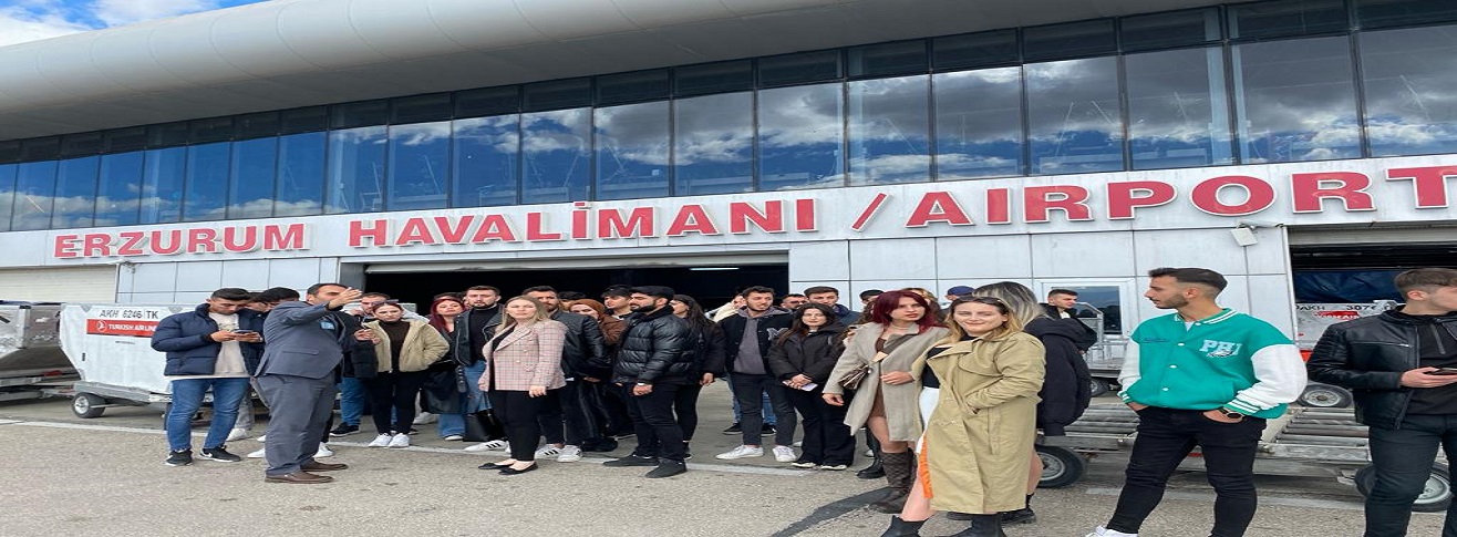 BAYBURT ÜNİVERSİTESİ ÖĞRENCİLERİ HAVALİMANIMIZI ZİYARET ETTİ