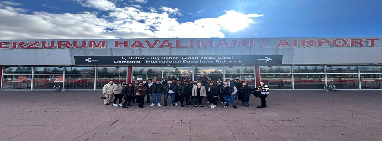 BAYBURT ÜNİVERSİTESİ ÖĞRENCİLERİ HAVALİMANIMIZI ZİYARET ETTİ