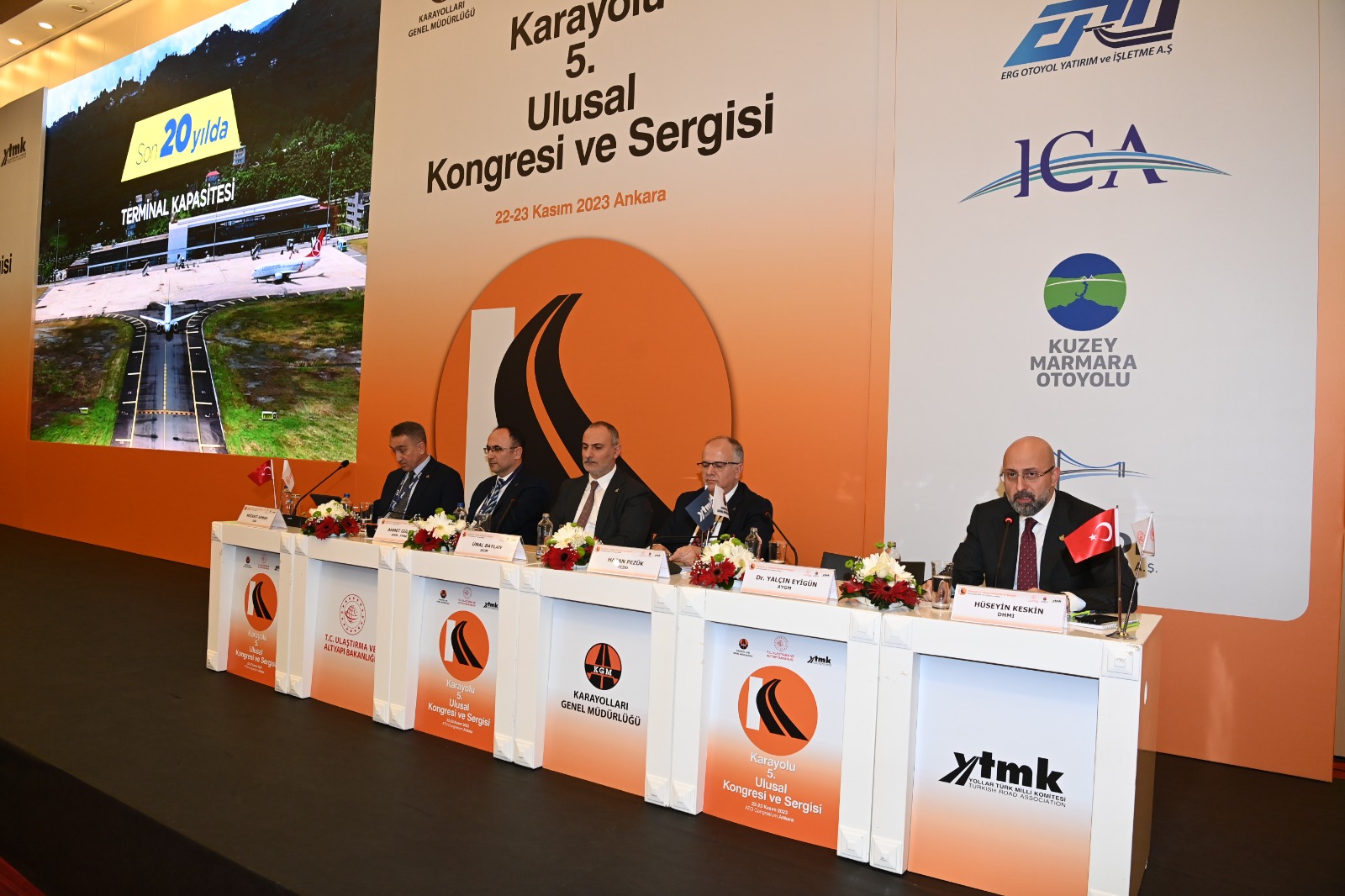YK BAŞKANI VE GENEL MÜDÜRÜMÜZ HÜSEYİN KESKİN KARAYOLU 5. ULUSAL KONGRESİ VE SERGİSİ KAPSAMINDA DÜZENLENEN TÜRKİYE YÜZYILINDA ULAŞIM PANELİNDE KONUŞTU