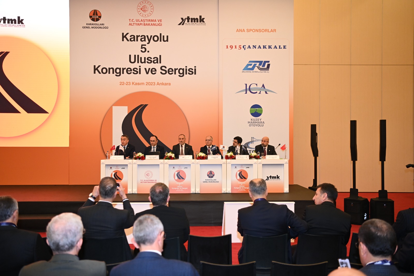 YK BAŞKANI VE GENEL MÜDÜRÜMÜZ HÜSEYİN KESKİN KARAYOLU 5. ULUSAL KONGRESİ VE SERGİSİ KAPSAMINDA DÜZENLENEN TÜRKİYE YÜZYILINDA ULAŞIM PANELİNDE KONUŞTU