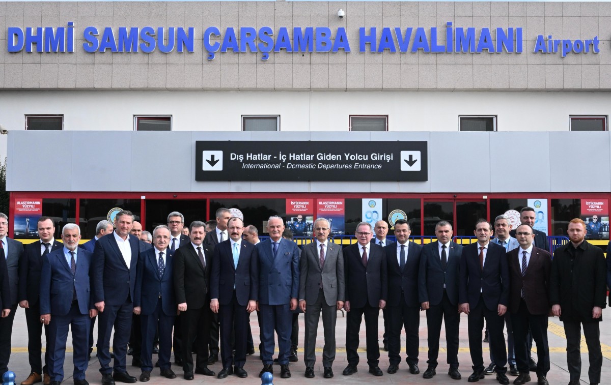 ULAŞTIRMA VE ALTYAPI BAKANI ABDULKADİR URALOĞLU’NDAN SAMSUN YENİ ÇARŞAMBA HAVALİMANI MÜJDESİ