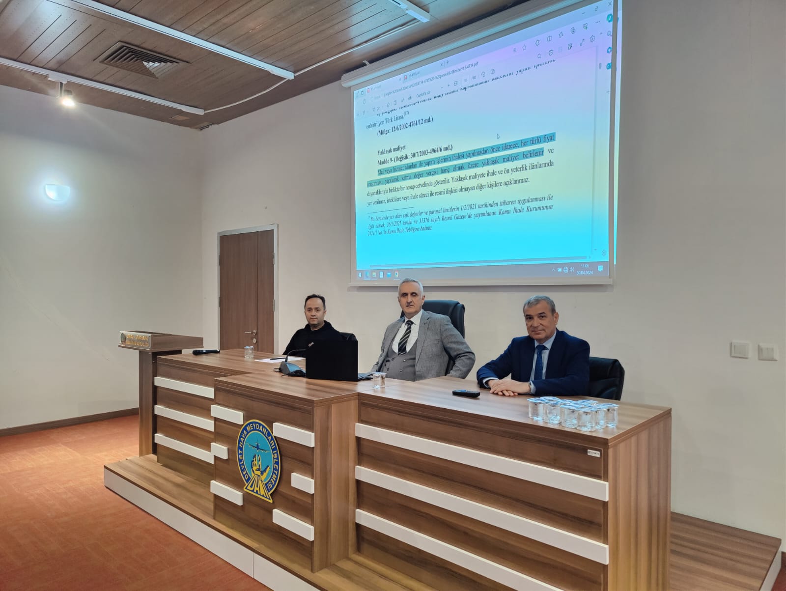 ORDU GİRESUN Havalimanında Satın Alma ve İkmal Eğitimi Gerçekleşti