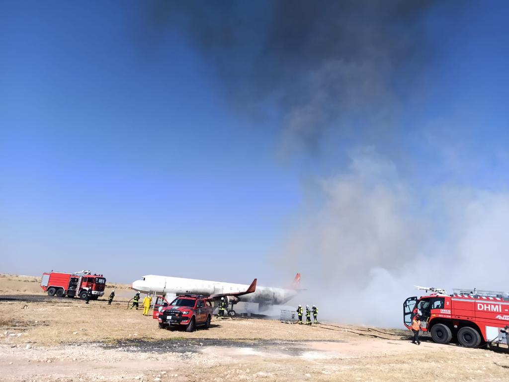 Şanlıurfa GAP Havalimanı 27 Ekim 2020 tarihinde Arama Kurtarma ve Yangınla Mücadele ( ARFF ) birimi koordinesinde kısmi acil durum tatbikatı gerçekleştirdi.