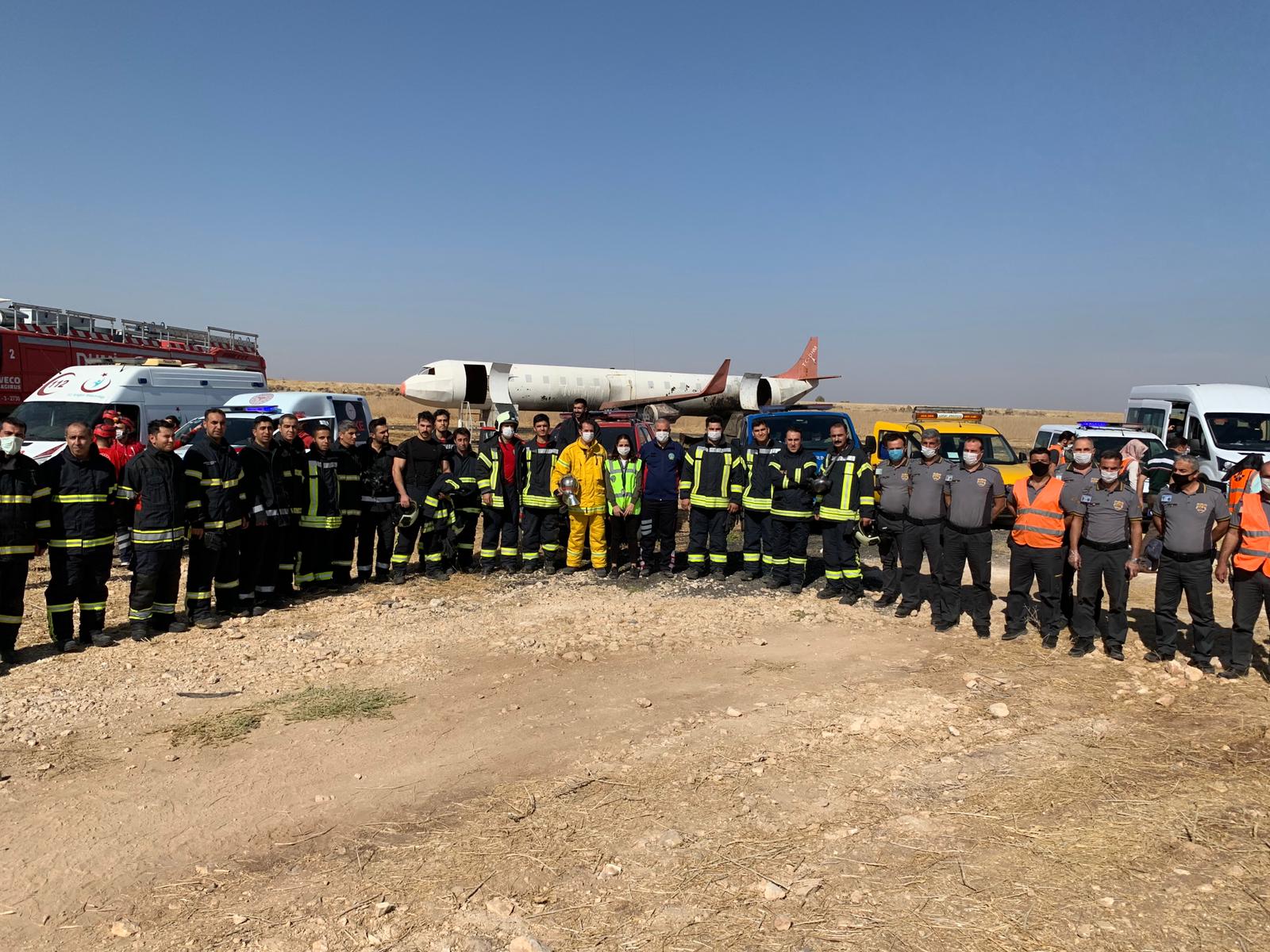 Şanlıurfa GAP Havalimanı 27 Ekim 2020 tarihinde Arama Kurtarma ve Yangınla Mücadele ( ARFF ) birimi koordinesinde kısmi acil durum tatbikatı gerçekleştirdi.