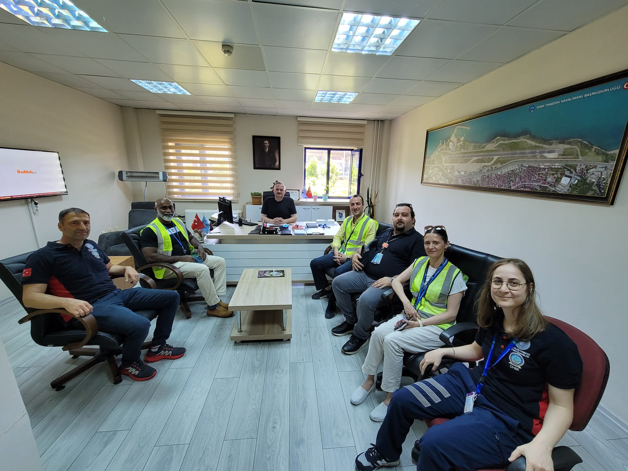 FlyDubai Havayolları Yetkilisinden ARFF Müdürlüğümüze Önemli Ziyaret
