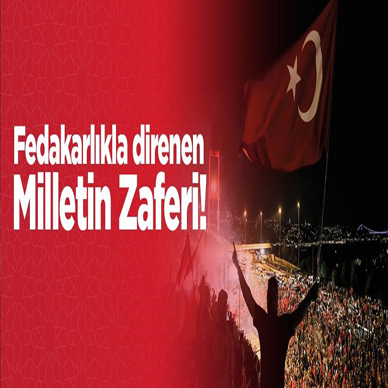 YÖNETİM KURULU BAŞKANI VE GENEL MÜDÜRÜMÜZ DR. HÜSEYİN KESKİN’İN 15 TEMMUZ DEMOKRASİ VE MİLLİ BİRLİK GÜNÜ MESAJI