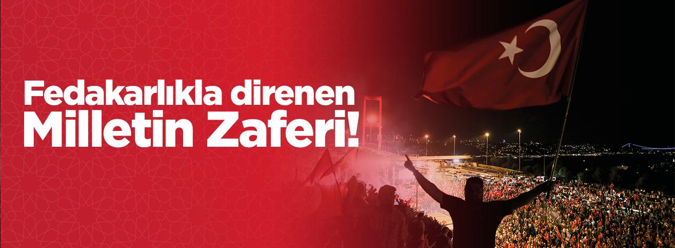 YÖNETİM KURULU BAŞKANI VE GENEL MÜDÜRÜMÜZ DR. HÜSEYİN KESKİN’İN 15 TEMMUZ DEMOKRASİ VE MİLLİ BİRLİK GÜNÜ MESAJI