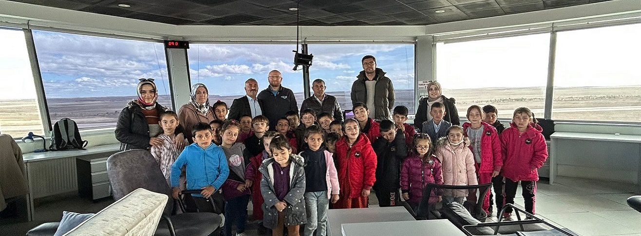 HAVALİMANIMIZ, YILDIZELİ BEDEL İLKOKULU ÖĞRENCİLERİNİ AĞIRLADI