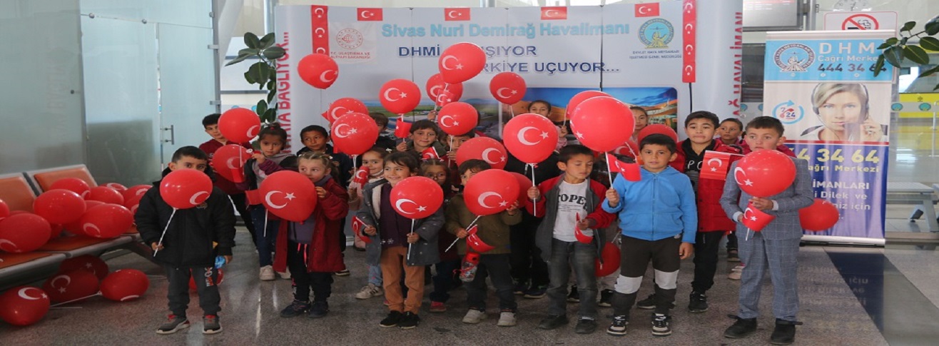 HAVALİMANIMIZ, YILDIZELİ BEDEL İLKOKULU ÖĞRENCİLERİNİ AĞIRLADI