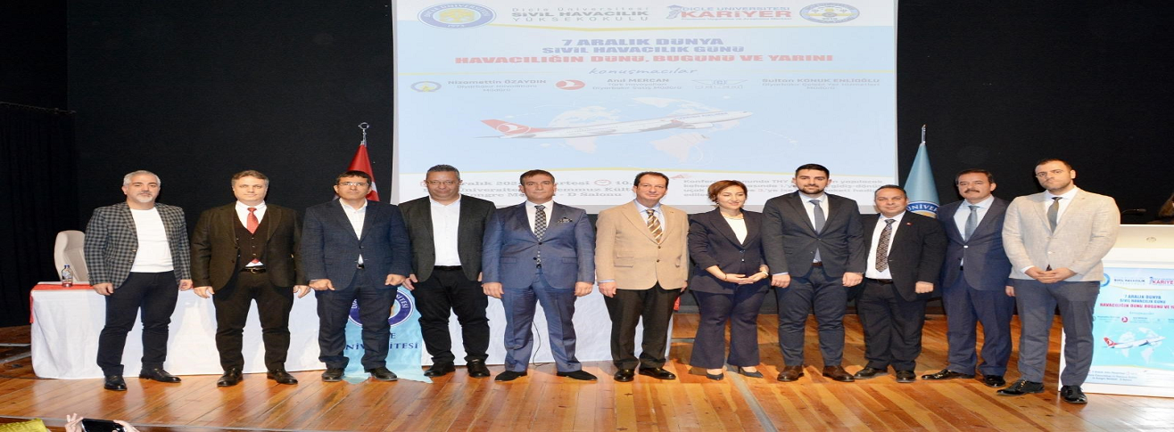 Havalimanı Müdürümüz Nizamettin ÖZAYDIN Dicle Üniversitesinde Düzenlenen "Havacılığın Dünü, Bugünü ve Yarını" Adlı Konferansta Öğretim Üyeleri ve Öğrencilerle Buluştu