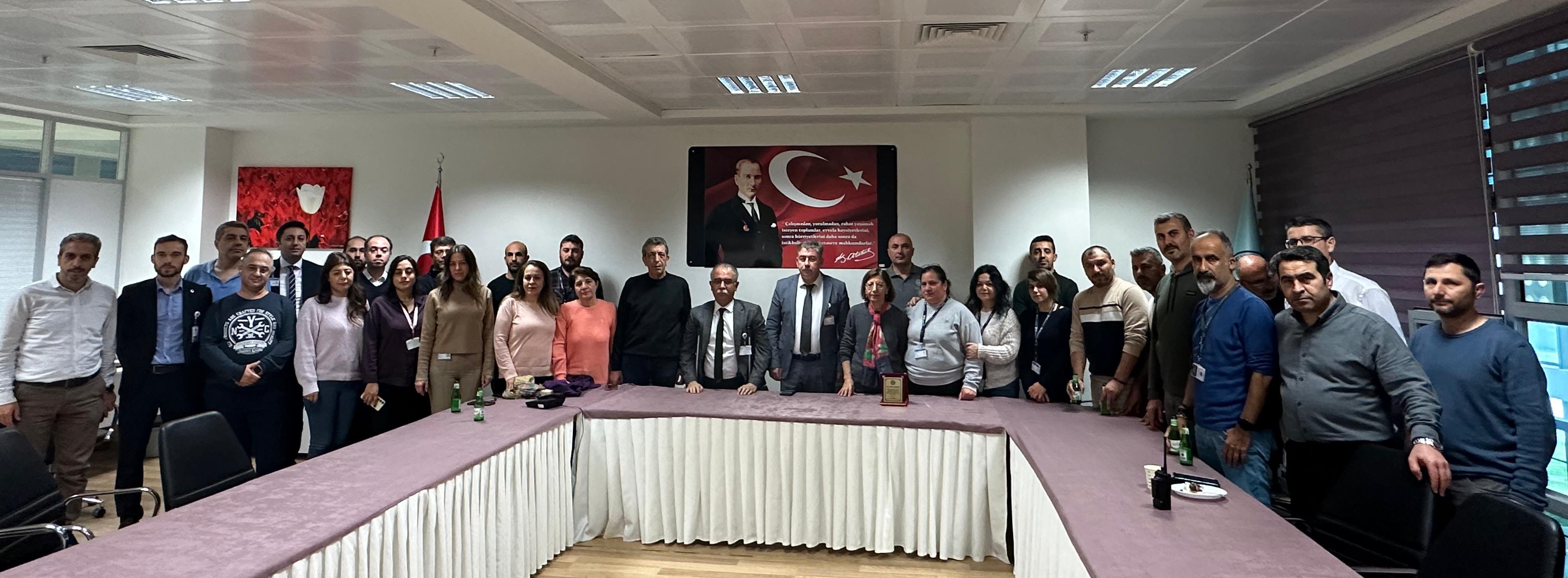 ELEKTRONİK MÜHENDİSİMİZ EMEKLİ OLDU
