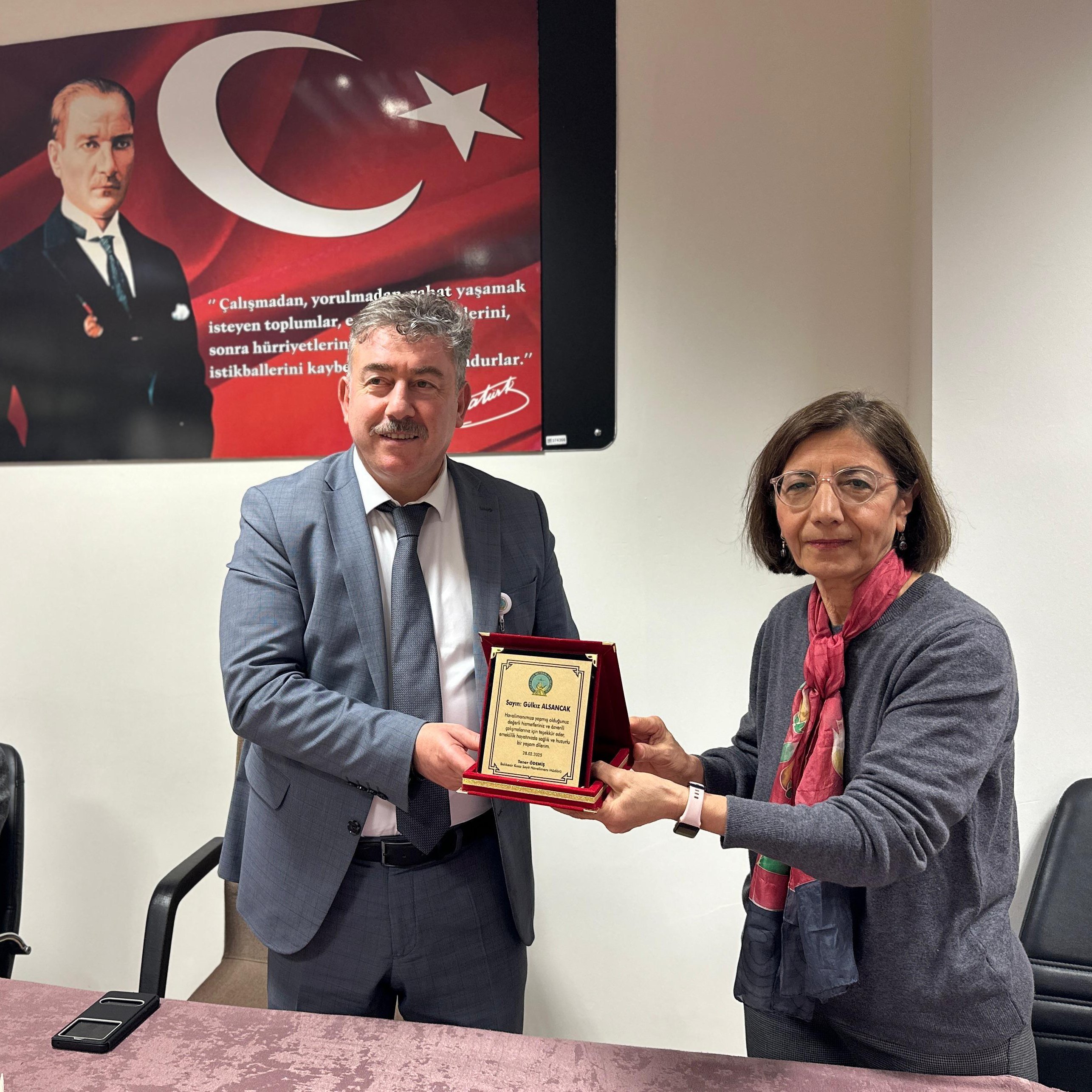 ELEKTRONİK MÜHENDİSİMİZ EMEKLİ OLDU