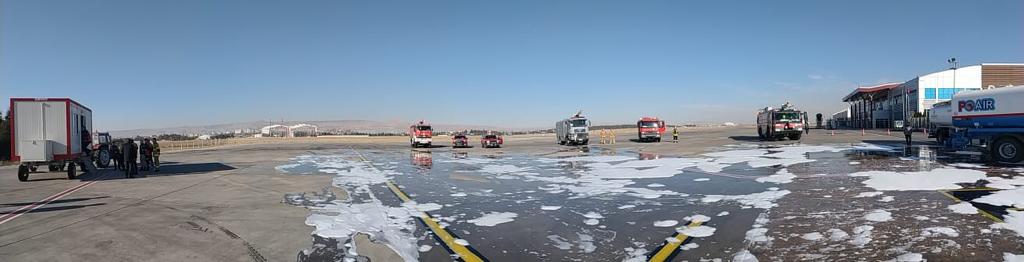 Kayseri Havalimanı Acil Durum Planı Tatbikatı