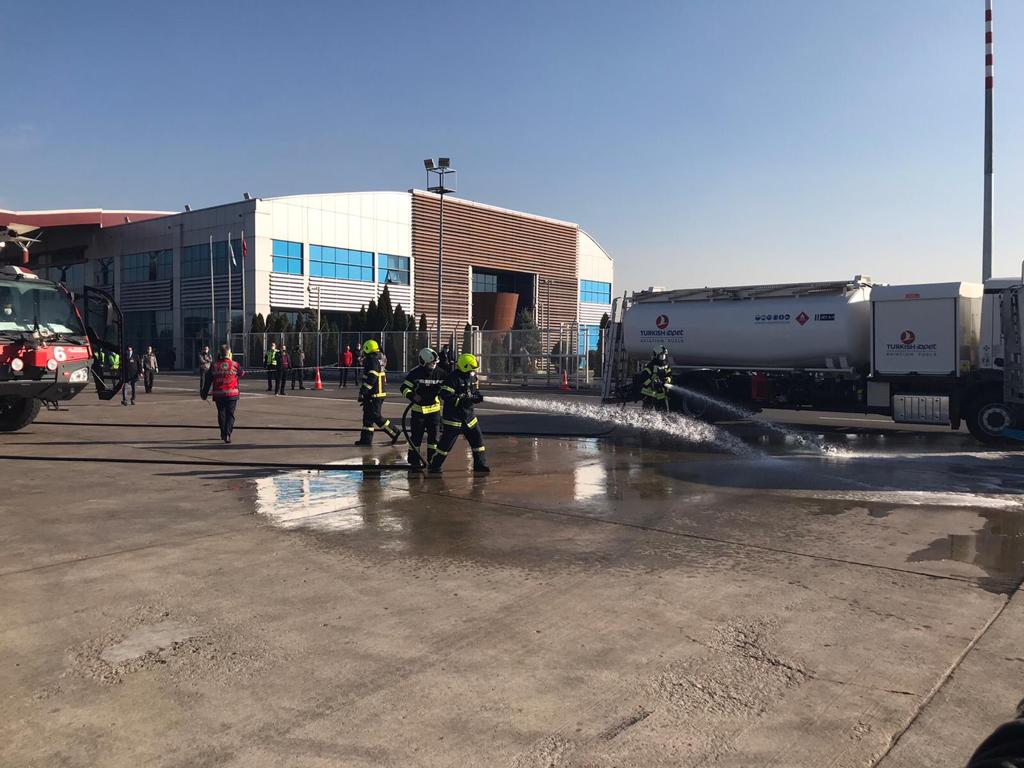 Kayseri Havalimanı Acil Durum Planı Tatbikatı