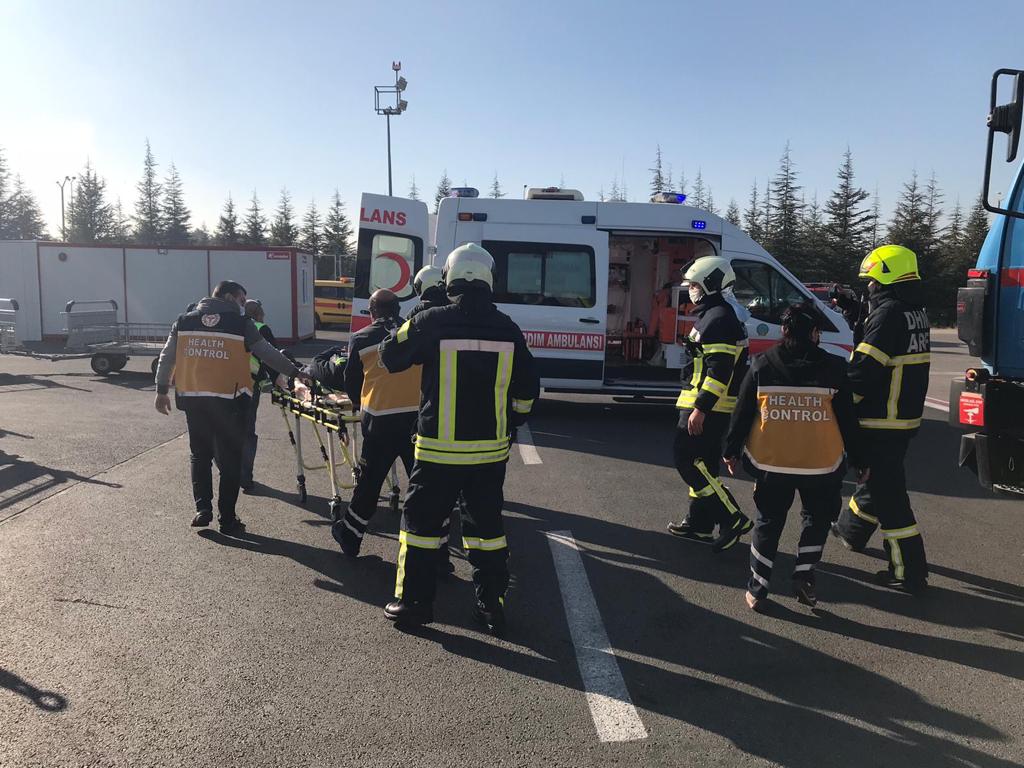 Kayseri Havalimanı Acil Durum Planı Tatbikatı