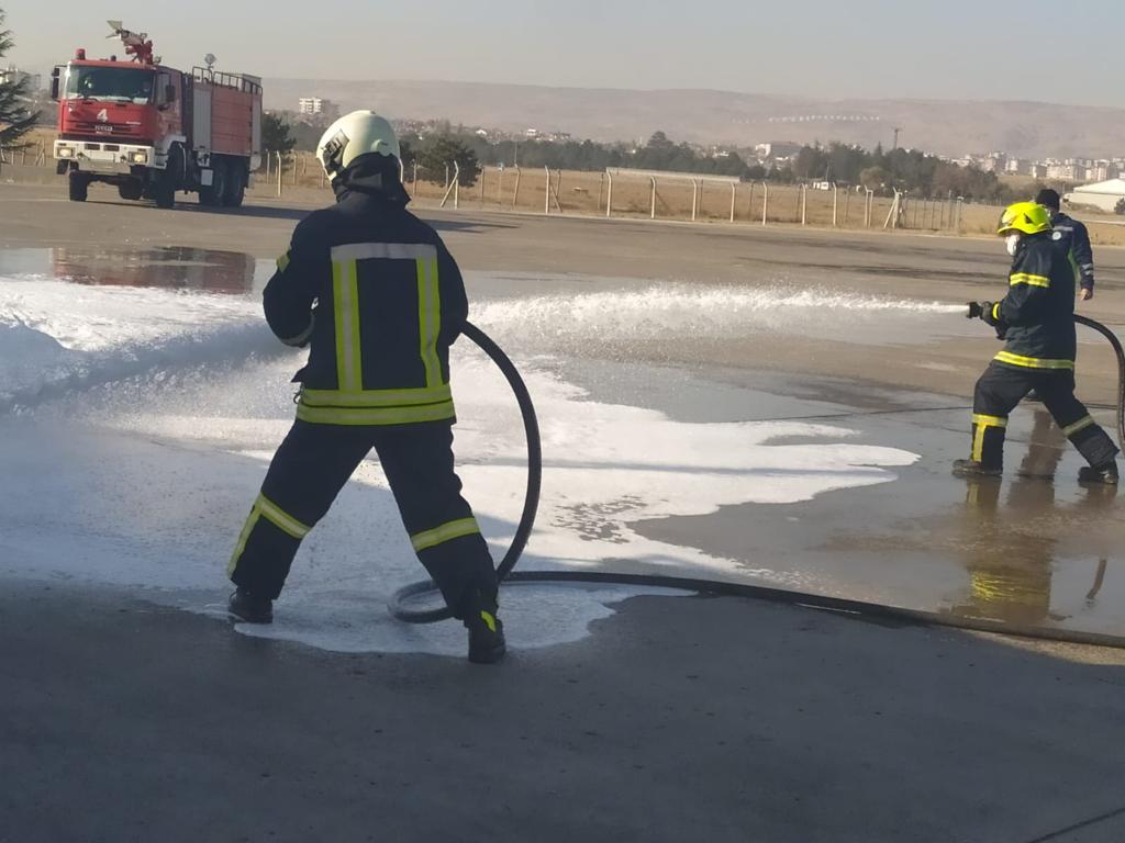 Kayseri Havalimanı Acil Durum Planı Tatbikatı