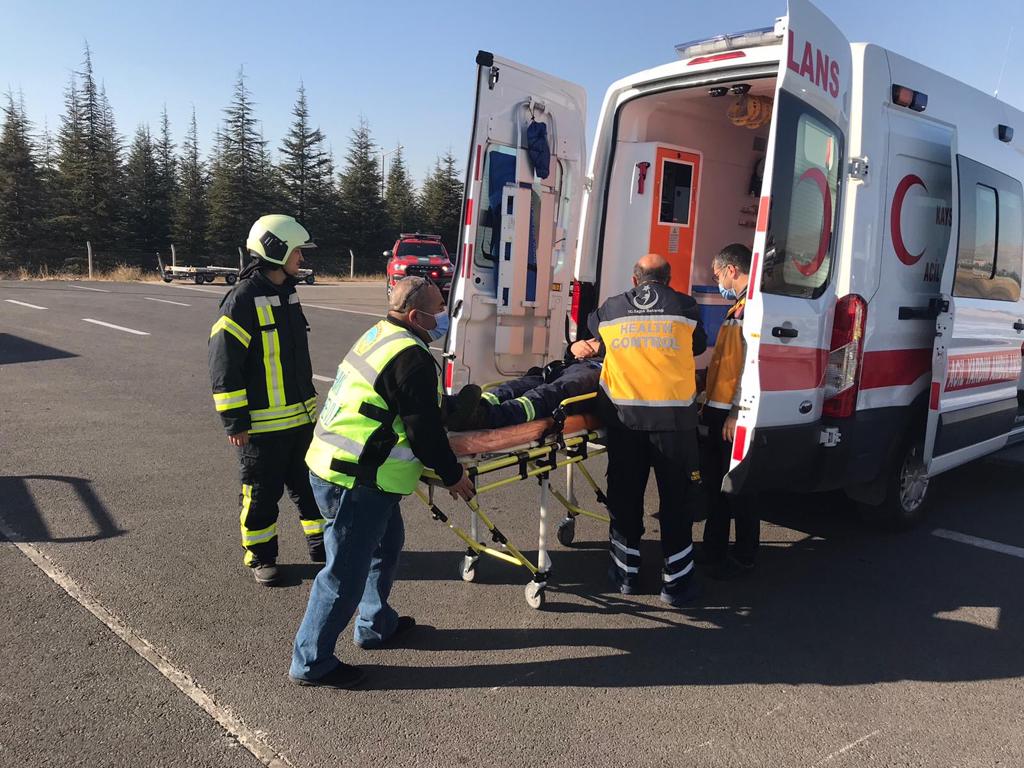 Kayseri Havalimanı Acil Durum Planı Tatbikatı