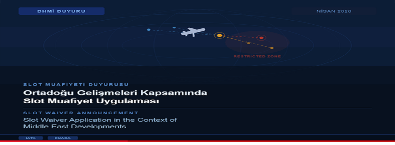 ORTA DOĞU GELİŞMELERİ KAPSAMINDA SLOT MUAFİYET UYGULAMASI